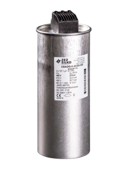 Condensatore rifasatore trifase 3x110μF 20kvar 440V | ADAJUSA | prezzo
