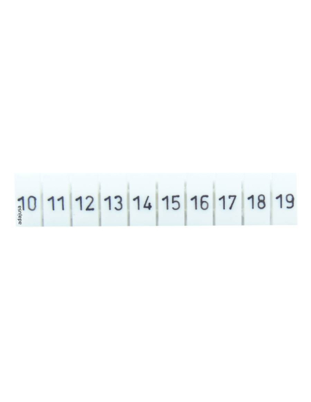 Segnacavi per terminali numeri 10-19 serie TSKA | ADAJUSA | prezzo