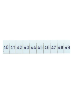 Segnacavi per terminali numeri 40-49 serie TSKA | ADAJUSA | prezzo