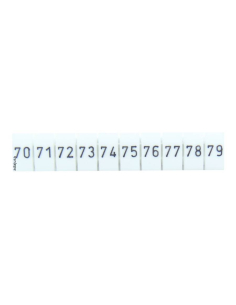 Segnacavi per terminali numeri 70-79 serie TSKA | ADAJUSA | prezzo