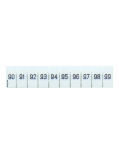 Segnacavi per terminali numeri 90-99 serie TSKA | ADAJUSA | prezzo