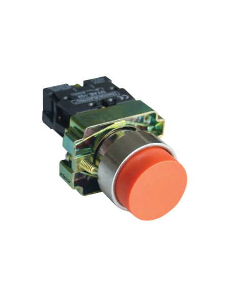 Pulsante elettrico metallico sporgente rosso 22mm NYGBL42P | ADAJUSA | prezzo