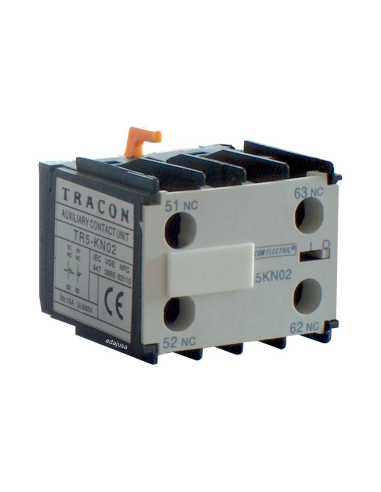 Block 2 front NO contacts for TR1K Series mini contactors