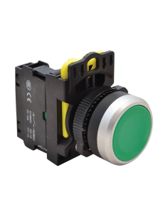 Pulsante elettrico verde 22mm in plastica NYG3-G | ADAJUSA | prezzo