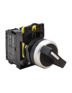 Interruttore selettore elettrico a 2 posizioni 1NO+1NC 22mm NYK3-S21BK | ADAJUSA | prezzo