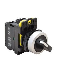 2-position electric selector switch with 1NO+1NC return, 22mm NYK3-S24BK | ADAJUSA | price