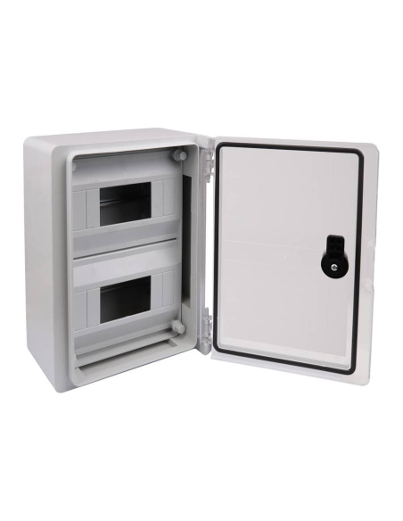 Quadro  elettrico in ABS 400x300x165 porta trasparente e chassis frontale IP65 TME403017MT | ADAJUSA | prezzo