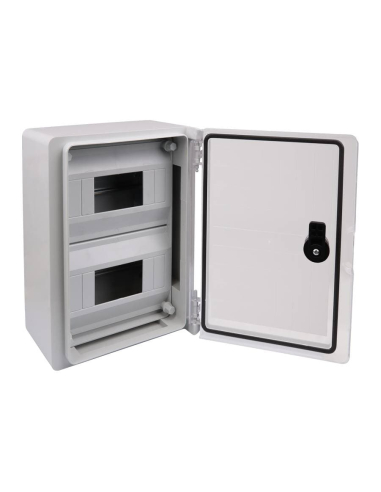 Quadro  elettrico in ABS 500x400x175 porta trasparente e chassis frontale IP65 TME504018MT | ADAJUSA | prezzo