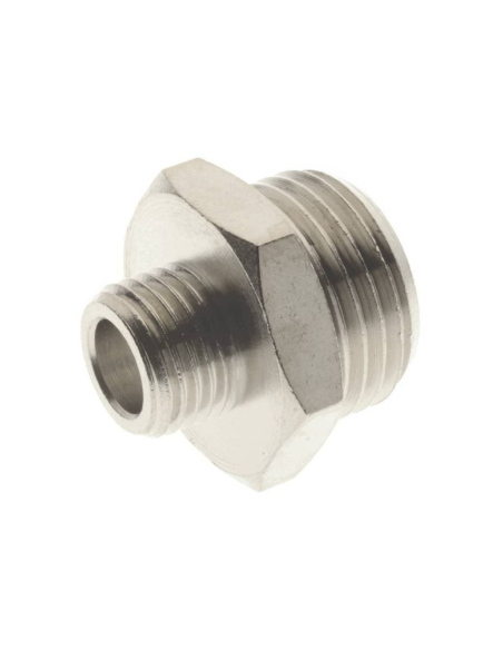 Cylindrical reduction male 1/8 - 1/4 brass - Aignep | ADAJUSA