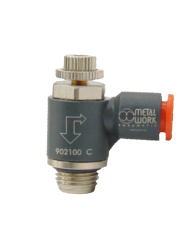 Bidirectional adjustable Regulator 1/2 tube diameter 12 technopolymer - Metal Work