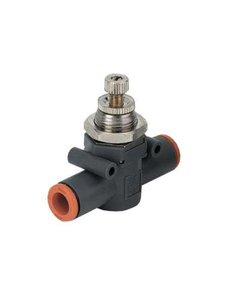 8mm tube-tube bidirectional flow Regulator - Metal Work | ADAJUSA | price
