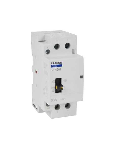 Contattore modulare 2 Poli 230V con comando manuale SHK2-40K | ADAJUSA | prezzo