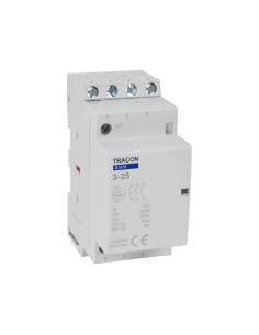 Modular contactor 4 Poles 230V SHK4-25V22 open and closed | ADAJUSA | price