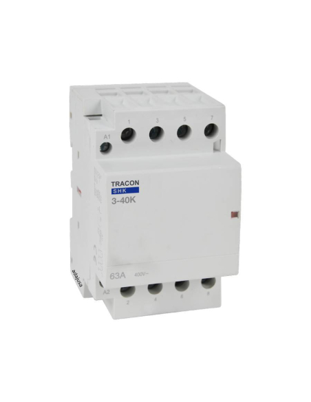 Contattore modulare 4 Poli 230V SHK4-63V22 aperto chiuso | ADAJUSA | prezzo