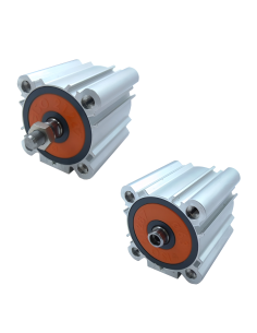 Cilindro pneumatico diametro 32mm corsa 25mm compatto ISO 21287 Metal Work | ADAJUSA | prezzo