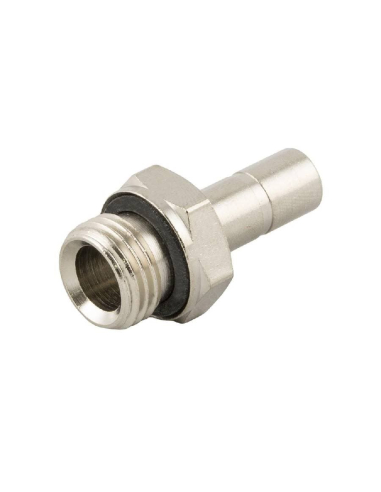 Adattatore automatico maschio cilindrico 1/8 per tubo da 4 mm Serie 50000 - Aignep