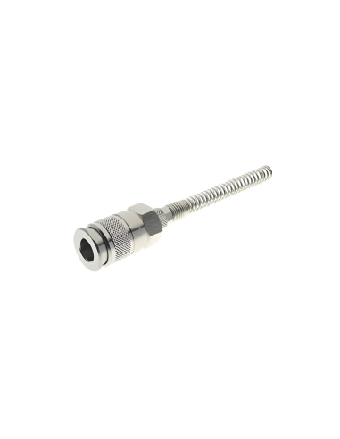 Tube quick coupling with spring 6/4 universal series - Aignep