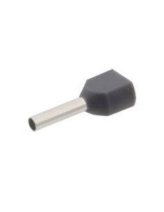 Double Pre-Insulated Ferrules (100pcs), Insulated Hollow Ferrules for 0.75mm Cable | ADAJUSA | price