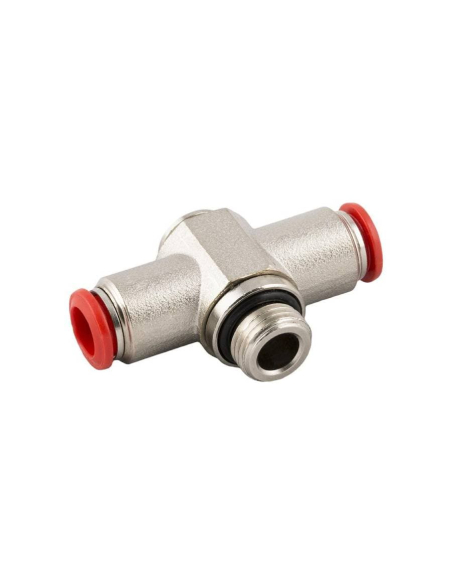 Double swivel fitting 1/4 tube diameter 8mm with male O-ring Series 50000 - Aignep| ADAJUSA