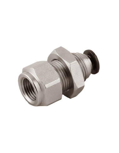 Raccordo transiti femmina 1/8 tubo 6mm Serie 55000 - Aignep