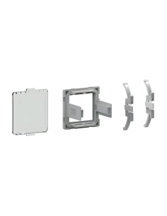 Supporto Traspamel per montaggio vacuostati digitali pressostati PR02B3 | ADAJUSA