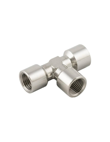 Raccordo a T femmina 1/8 INOX Serie 62000 - Aignep