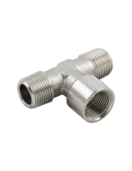 T fitting female central thread 1/8 INOX Series 62000 - Aignep | ADAJUSA