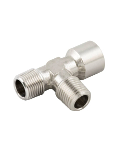 Raccordo a T lato femmina filetto 1/4 INOX Serie 62000 - Aignep | ADAJUSA