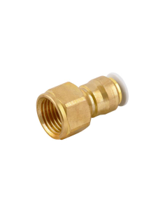 Straight female fitting 1/4 6mm tube for food and drinking water use Series 59000 FOOD - Aignep | ADAJUSA