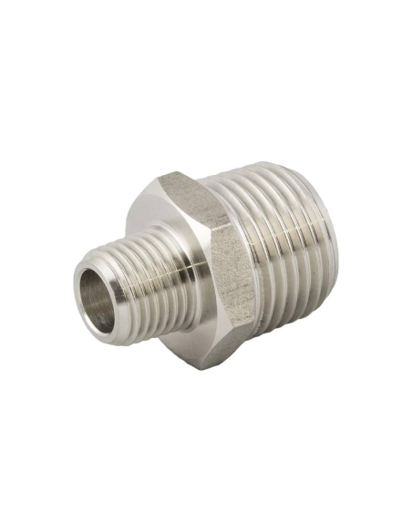 Riduzione conica maschio 1/8 - 3/8 INOX Serie 62000 - Aignep | ADAJUSA