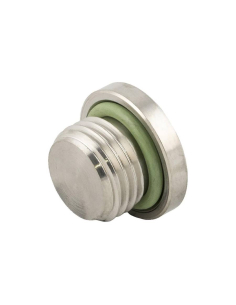 Tappo 3/8 maschio con guarnizione FKM INOX Serie 62000 - Aignep | ADAJUSA