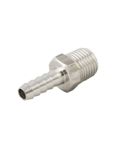 Spiga maschio conico 1/2 per gomma diametro 14mm Serie INOX 62000 - Aignep | ADAJUSA