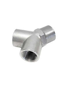 Raccordo derivazione a Y a 90º femmina 3/8 INOX Serie 62000 - Aignep | ADAJUSA