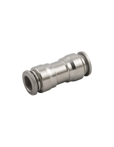 Straight intermediate tube fitting 8mm - 6mm INOX Series 60000 - Aignep