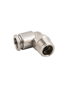 Conical male adjustable elbow fitting 1/4 tube 6mm INOX Series 60000 - Aignep | ADAJUSA