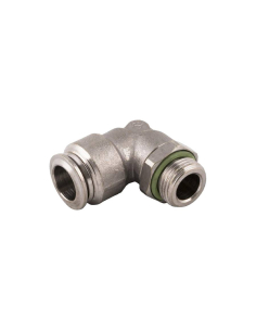 Male cylindrical adjustable elbow fitting 1/8 tube 6mm food use Series 70000 FOOD GRADE - Aignep | ADAJUSA