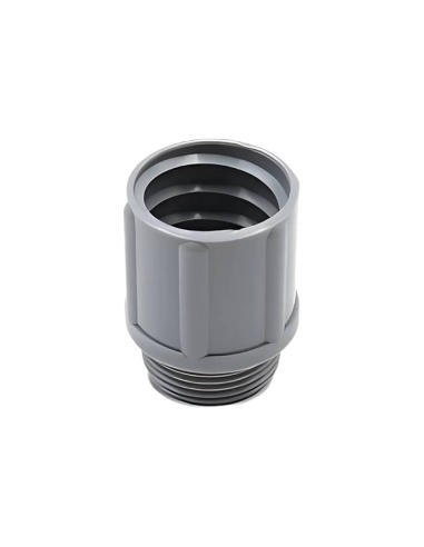 Raccordo filettato M32 per tubo flessibile a spirale diametro 28,3 mm