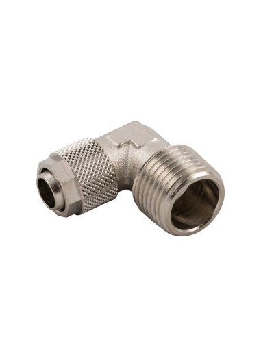 Raccordo curvo maschio M12X1 per tubo 6/4 Serie 1000 - Aignep