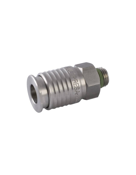 Attacco rapido maschio corto 1/2 serie universale INOX - Aignep | ADAJUSA