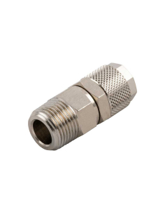 Conical male adjustable straight fitting 3/8 tube 12/10 Series 1000 - Aignep | ADAJUSA