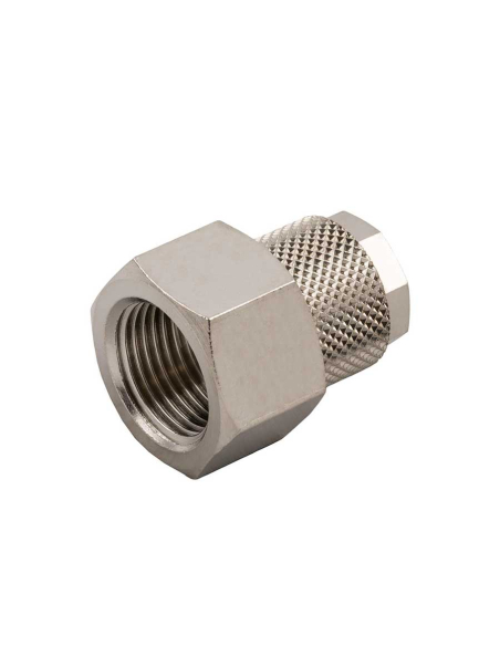 Raccordo dritto filettato femmina tubo 1/8 8/6 Serie 1000 - Aignep | ADAJUSA