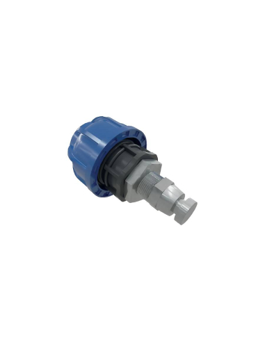 Tappo con valvola di scarico per tubo diametro 40mm - Sicomat