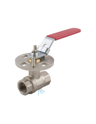 1/2 female shut-off valve with decompression hole - Aignep