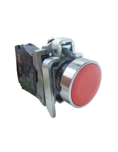 Pulsante rosso contatto chiuso (NC) Harmony XB4 - SCHNEIDER