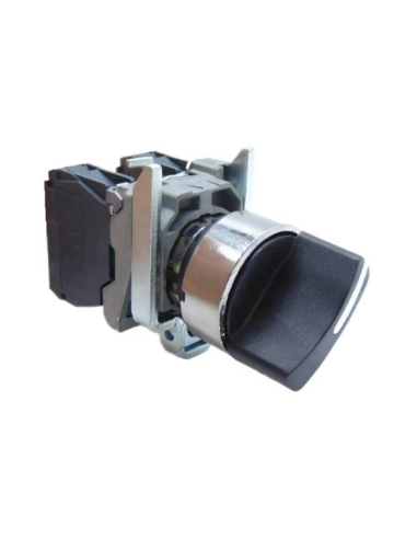 Selettore a 3 posizioni 2 contatti aperti (NO) Harmony XB4 - SCHNEIDER