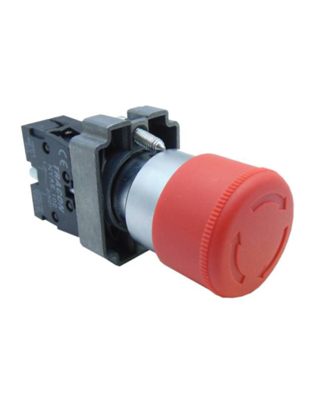 Mushroom stop button diameter 30 metal XB2 | ADAJUSA | price