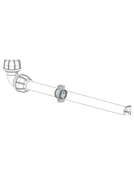 Steel fixing Clamp for 63mm tube Sicomat | ADAJUSA | price