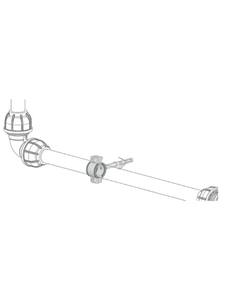 Steel fixing Clamp with 40mm tube plug Sicomat | ADAJUSA | price