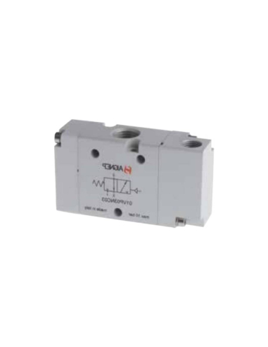 3/8 3 way monostable closed NC Pneumatic valve - Aignep