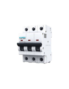 Interruttore magnetotermico tripolare 63A Hyundai HGD63-M3P063D | ADAJUSA